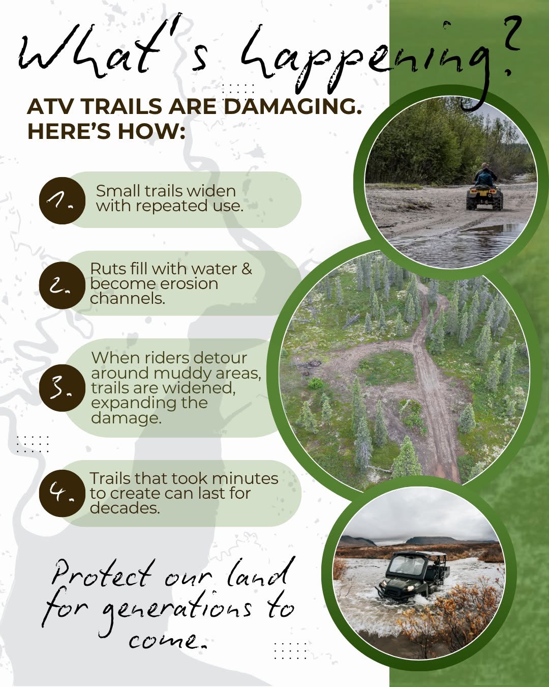 ATV damage to land